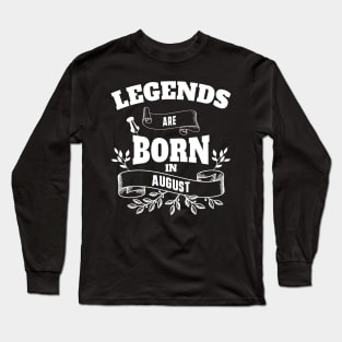 august birthday Long Sleeve T-Shirt